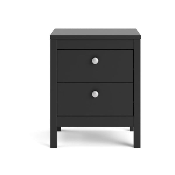 Crni noćni ormarić Madrid - Tvilum-image-3