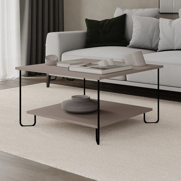 Sivi stolić za kavu 80x80 cm Tonka – Marckeric-image-4