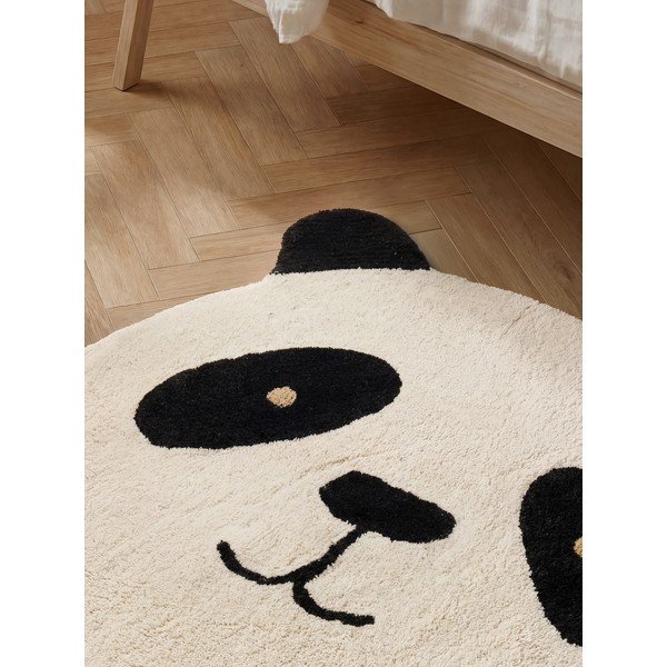 Crni/krem periv/ručno rađen pamučan dječji tepih 103x120 cm Snuggle Patsy – Hanse Home-image-3