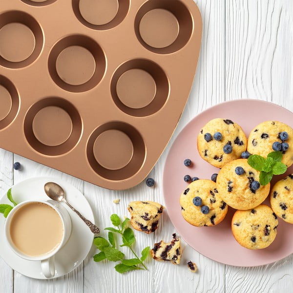 Metalni kalup za pečenje za muffine 25,5x36 cm Marissa – Orion-image-1