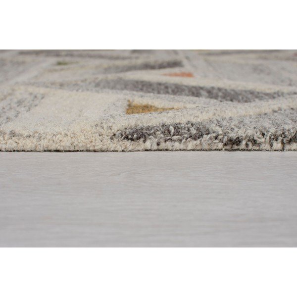 Sivi vuneni tepih Flair Rugs River, 120 x 170 cm-image-3