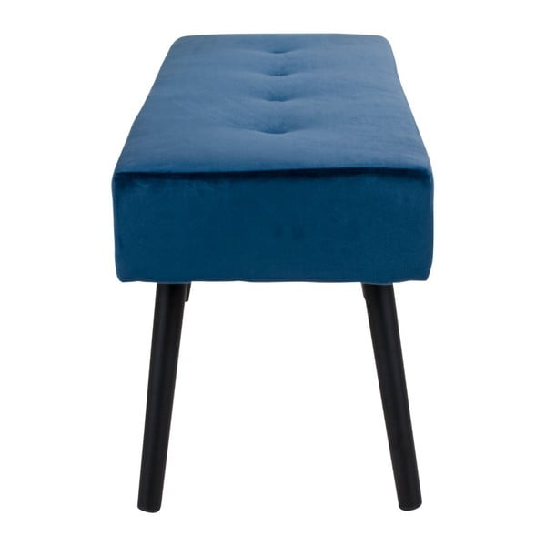 Plava baršunasta klupa Bonami Essentials Skins-image-3