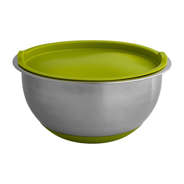 Zdjela sa zelenim silikonskim poklopcem Brandani Bombetta, ⌀ 27 cm