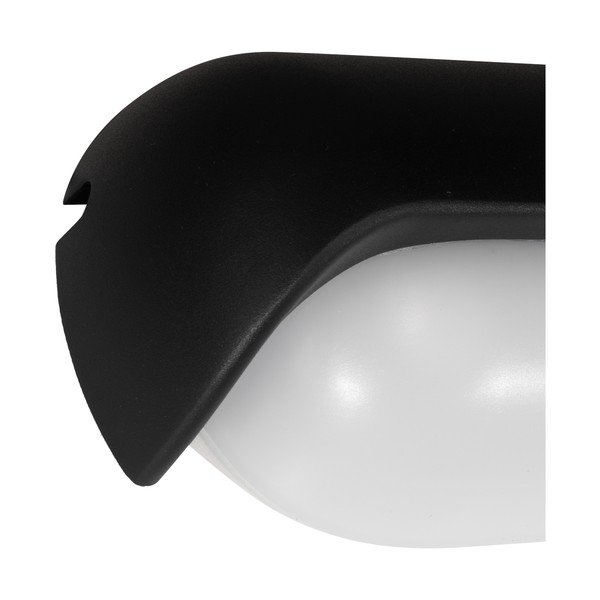 Crna zidna svjetiljka SULION Sia, dužine 20 cm-image-3