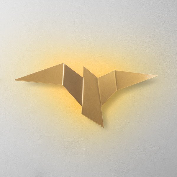 LED zidna lampa u zlatnoj boji Pacali – Opviq lights-image-2