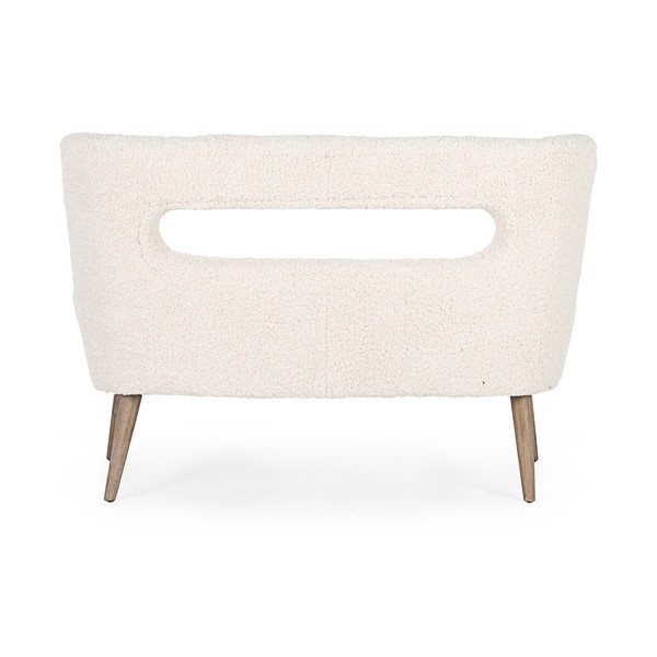 Krem sofa od umjetnog krzna 115 cm Cortina – Bizzotto-image-4