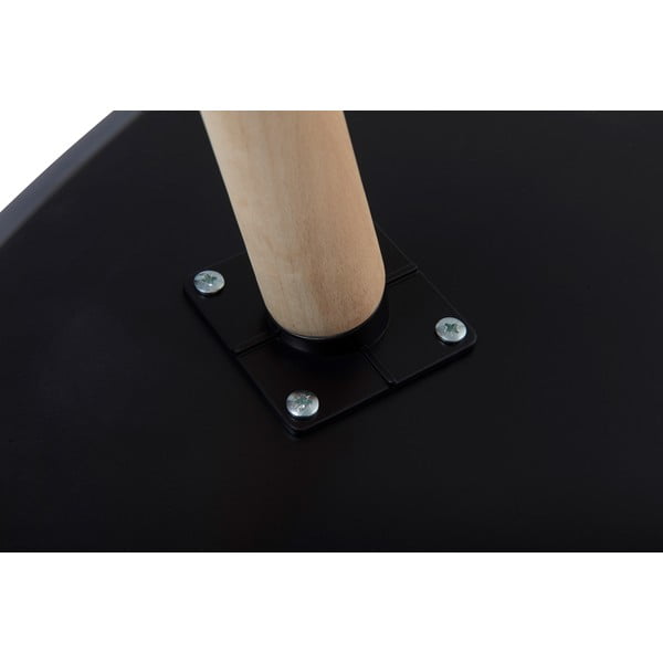 Crni stolić za kavu s nogama od bukovog drveta Furnhouse Fly, 116 x 66 cm-image-4