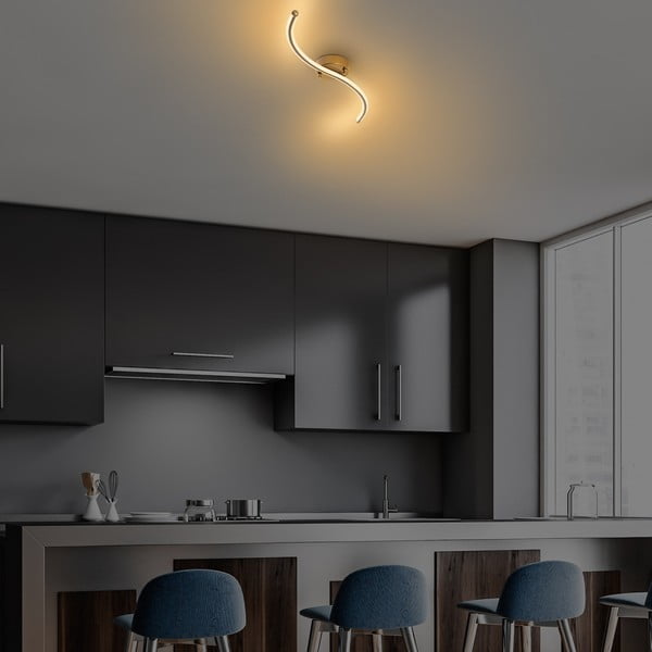 LED stropna svjetiljka u zlatnoj boji 10x67 cm Yilan – Opviq lights-image-3