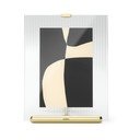 Stakleni stojeći okvir u zlatnoj boji 16x20 cm Flute – Umbra