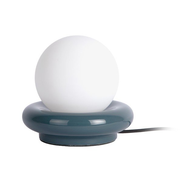 Tamno plava stolna lampa keramička (visina 19 cm) Catania Ring – Leitmotiv