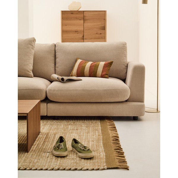 Bež sofa od šenila 300 cm Gala – Kave Home-image-4