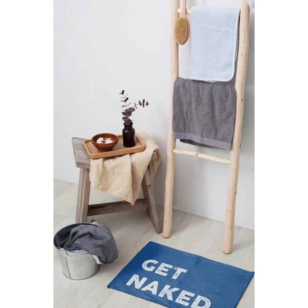 Plavi kupaonski tepih 60x40 cm Naked - Really Nice Things-image-1