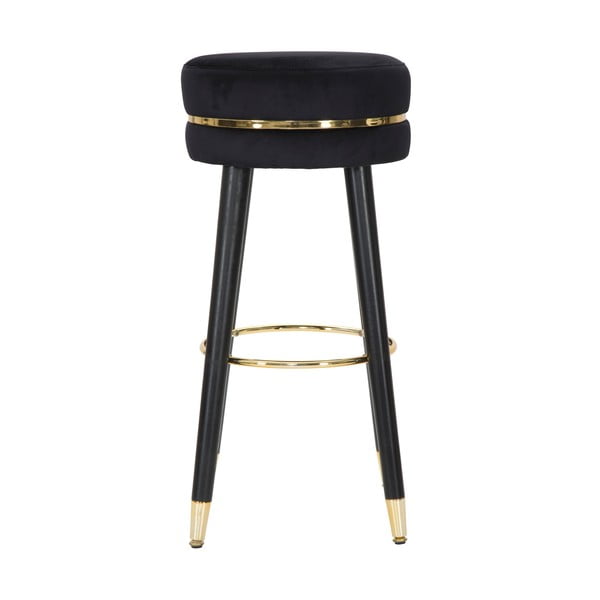 Crna/u zlatnoj boji podstavljena barska stolica (visine sjedala 74 cm) Paris – Mauro Ferretti-image-3