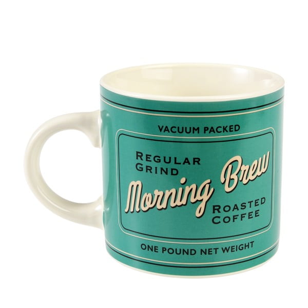 Krem/tirkizna keramička šalica 350 ml Morning Brew – Rex London