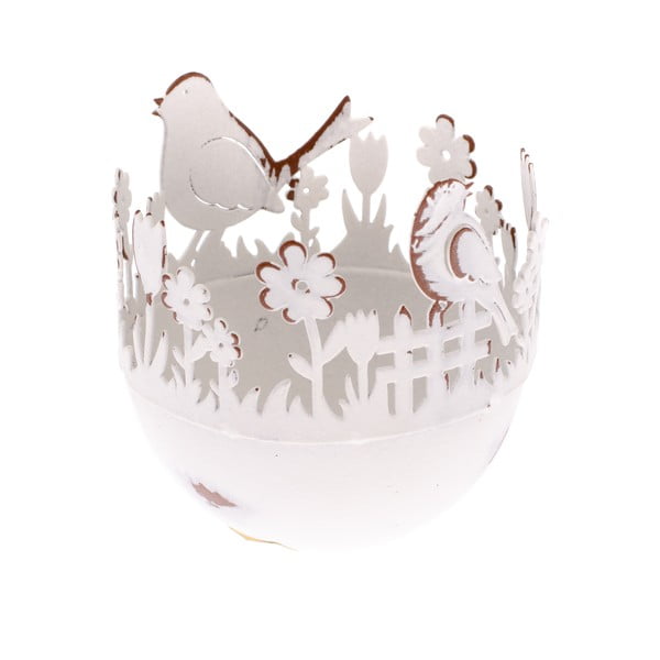 Metalni ukrasni držač za jaja s pticama Dakls