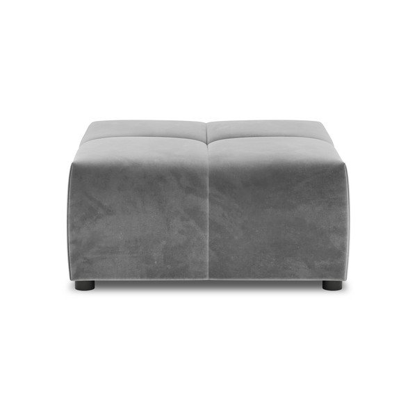 Sivi baršunasti sofa modul Rome Velvet - Cosmopolitan Design-image-2
