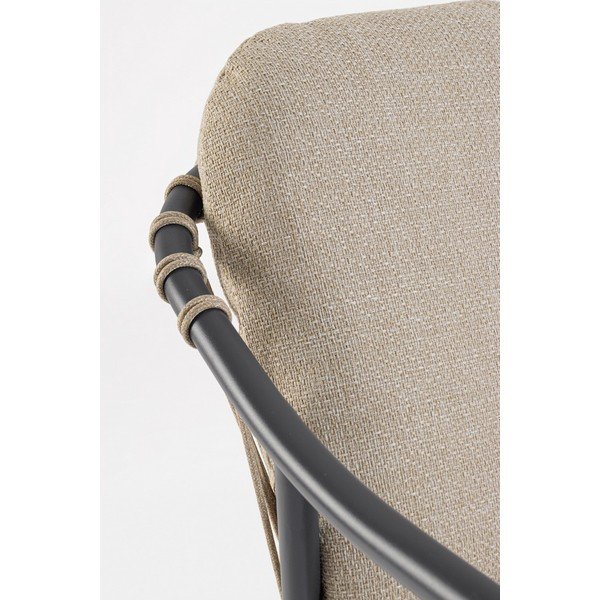 Svjetlo smeđa metalna vrtna stolica Edvige – Bizzotto-image-1