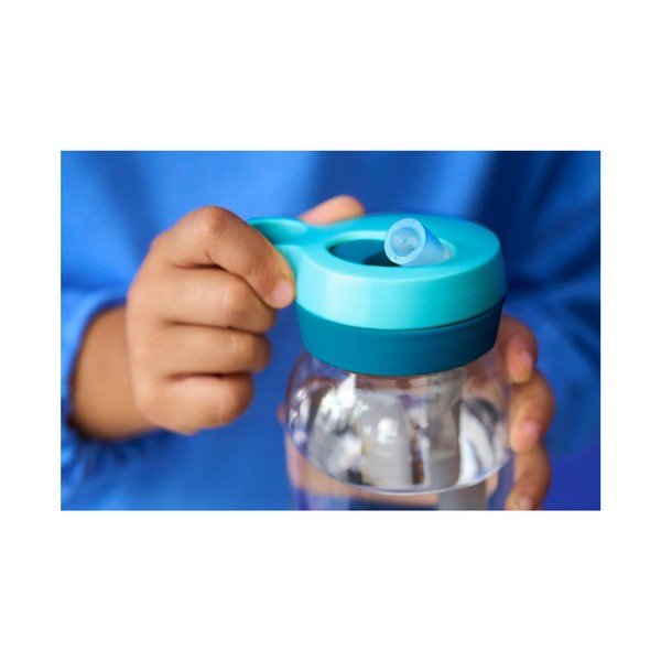 Svijetlo plava plastična dječja boca 450 ml Forest Friends – Mepal-image-4