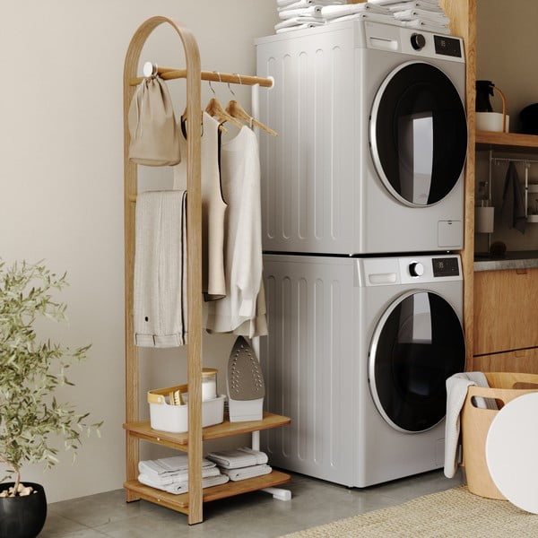 Set za hodnik od čvrste jeseni u prirodnoj boji 37x167x54 cm Bellwood – Umbra-image-1