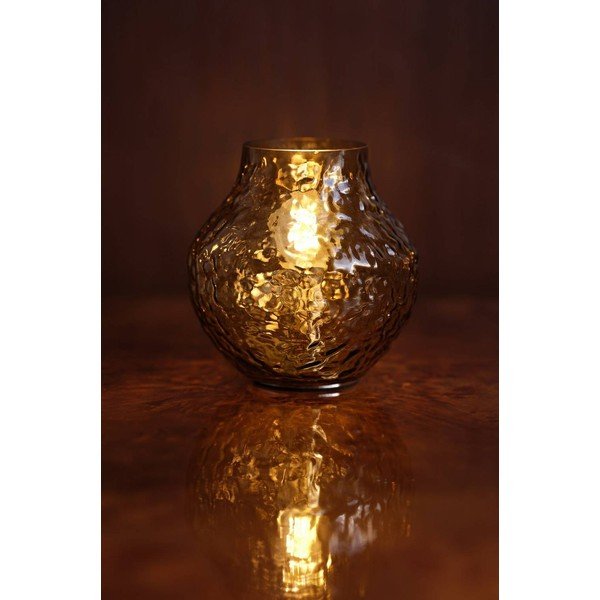 Jantarna staklena stolna lampa (visina 15 cm) Breen – Jotex-image-1