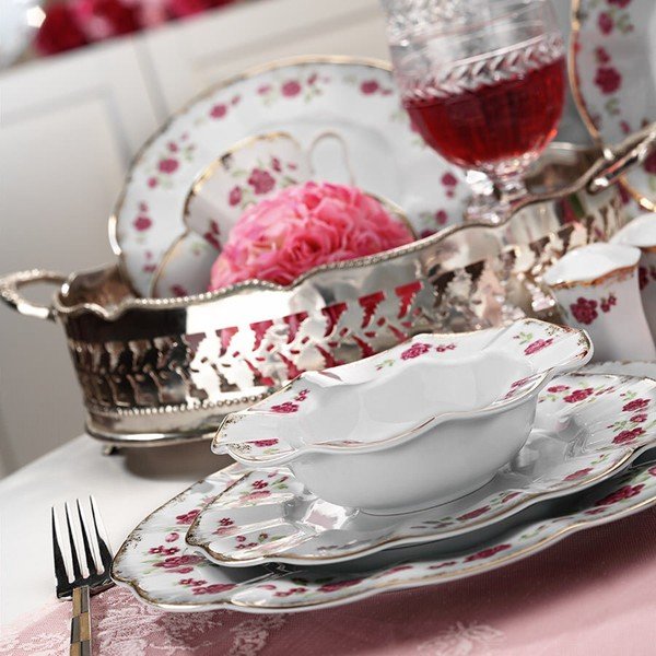 Set od 59 komada Kutahya Shiny porculanskog posuđa-image-1