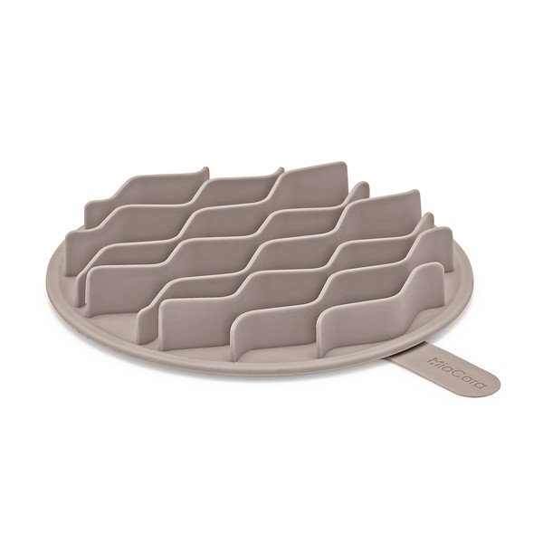 Silikonski umetak protiv gutanja hrane za posudu za pse ø 18 cm Lento Greige M/L – MiaCara