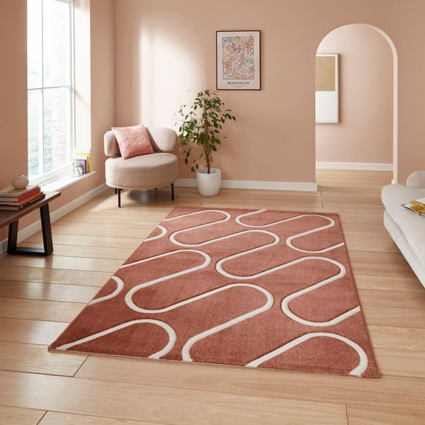 Ciglasti tepih 120x170 cm Linear Curve – Catherine Lansfield-image-2