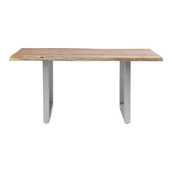 Blagovaonski stol s pločom od bagremovog drveta Kare Design Nature, 160 x 80 cm