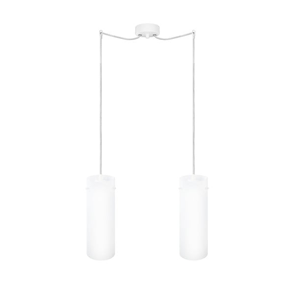 PAIPU Elementary dvostruka svjetiljka, mat opal / bijela / bijela / bijela