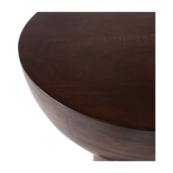 Okrugao pomoćni stol od masivnog manga ø 46 cm Emel – WOOOD-image-4