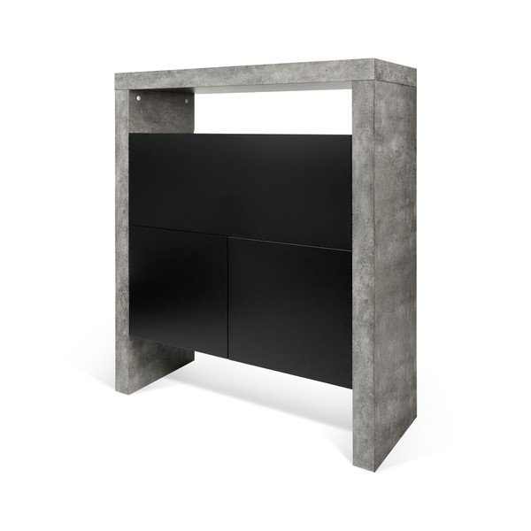Radni stol u betonskom dekoru TemaHome Detroit, 137 x 109 cm-image-4