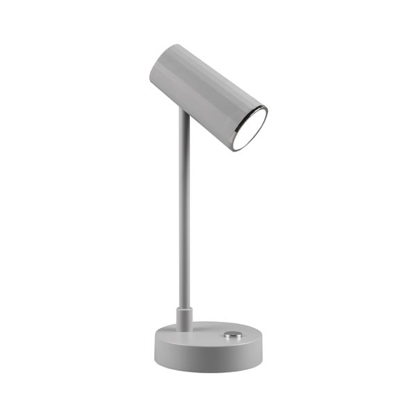 Svijetlo siva LED stolna lampa s mogućnošću zatamnjivanja (visina 28 cm) Lenny – Trio-image-2