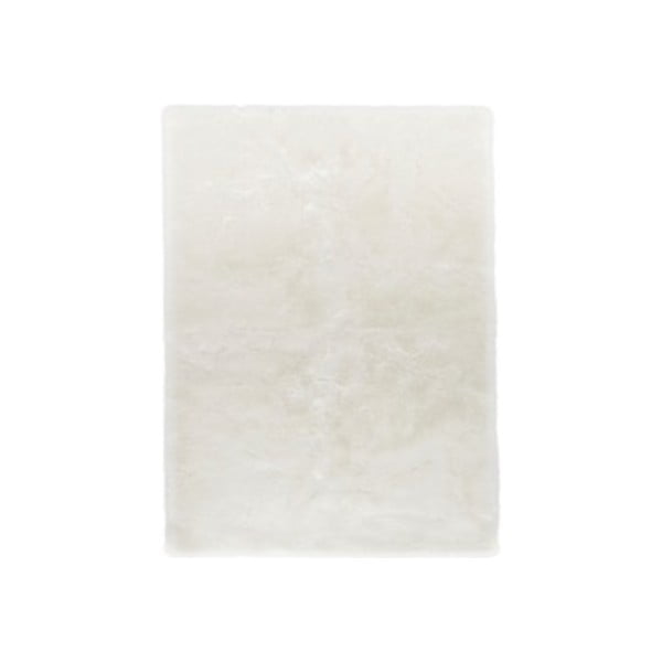 Bijeli tepih od umjetnog krzna Mint Rugs Soft, 120 x 170 cm