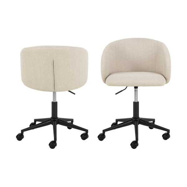 Bež uredska stolica Eleanor – Actona-image-4