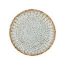 Plavi/bež tanjur za serviranje od kamenine ø 17 cm Fleur – Bloomingville