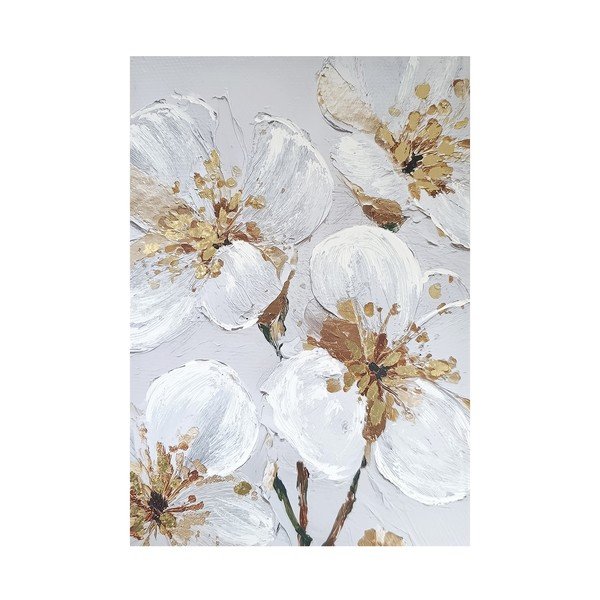 Slika s ručno oslikanim elementima 70x100 cm Petal Glow – Styler