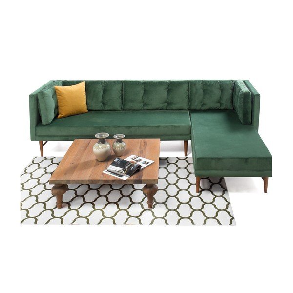 Zelena sofa desni kut Balcab Home Amalia