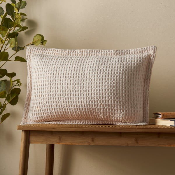 Pamučan ukrasni jastuk 30x50 cm Jaipur Chunky Waffle – Pineapple Elephant-image-1