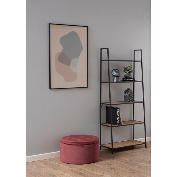 Koraljno rozi podnožnik baršun Actona Retina, 60 cm-image-1