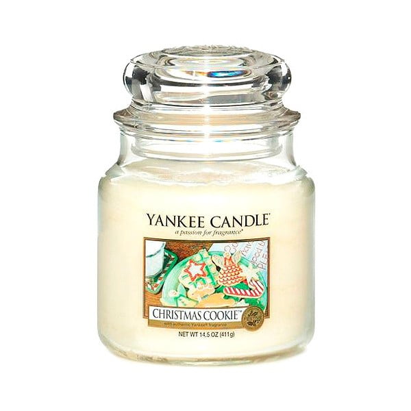 Mirisna svijeća Yankee Candle Božićni Kolačići, vrijeme gorenja 65 - 90 sati