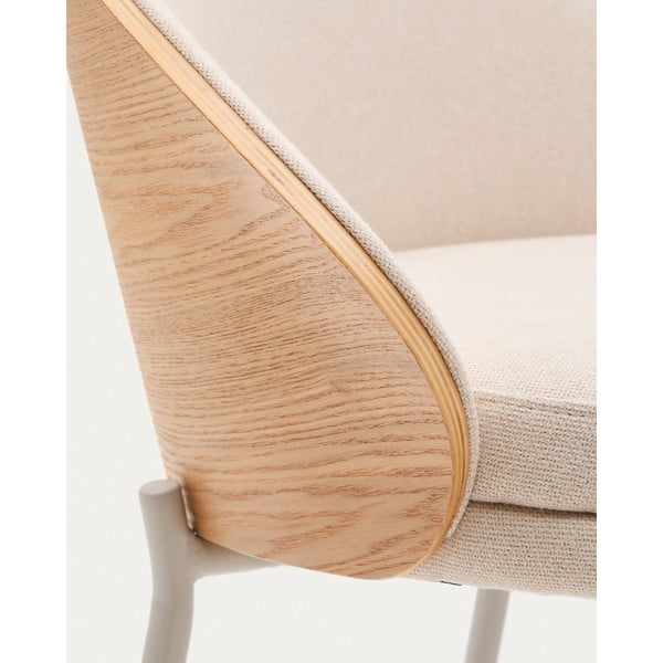 Bež/u svijetloj prirodnoj boji barska stolica (visine sjedala 65 cm) Eamy – Kave Home-image-4