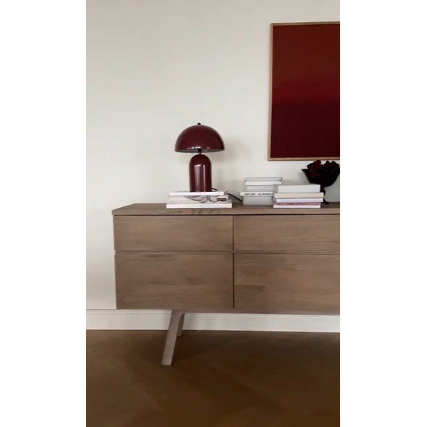 Komoda od punog hrasta u prirodnoj boji 170x77x42 cm Cleardale – Rowico-image-1