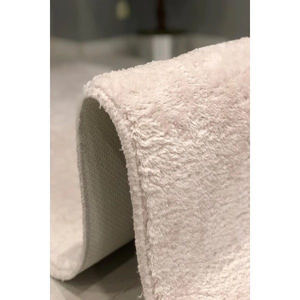 Krem kupaonske prostirke u setu 2 kom 50x90 cm Plush – Mila Home-image-1