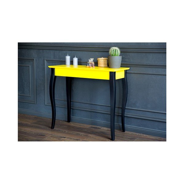Tirkizni konzolni stol s crnim nogama Ragaba Lilo, širine 105 cm-image-1