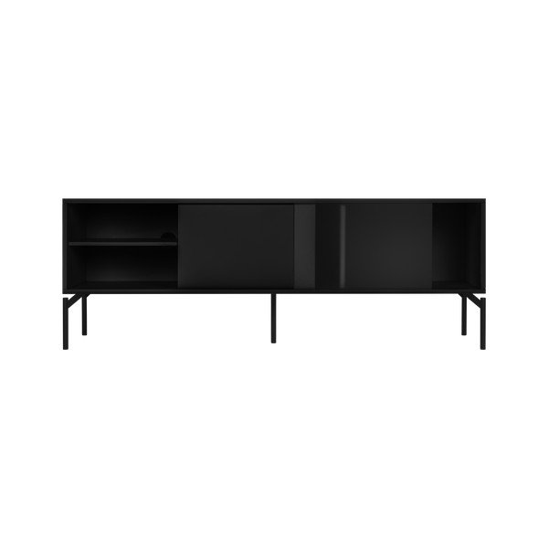 Crna TV komoda 160x60x42 cm Met – noo.ma-image-3