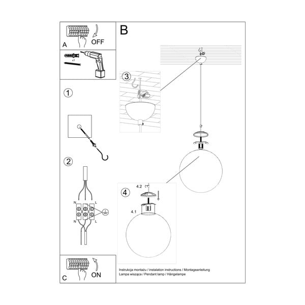 Bijela stropna lampa Sollux Bianco 20-image-3