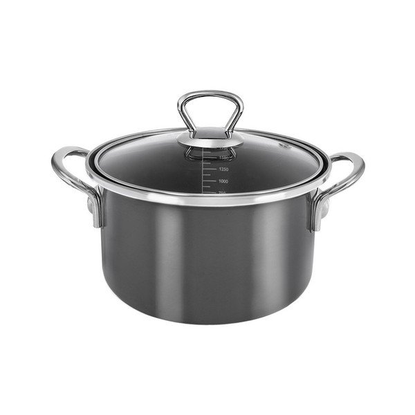 Emajliran lonac s poklopcem 1,75 l Metalic – Orion