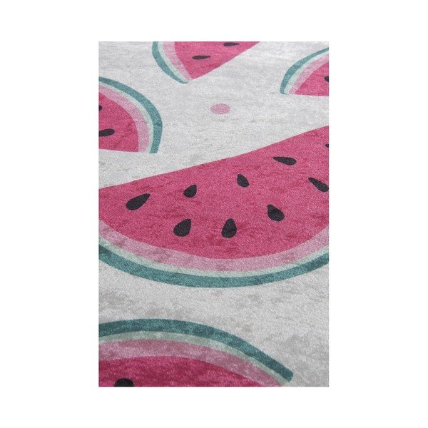 Set od 2 bijelo-ružičasta kupaonska tepiha Tropica Watermelon-image-2