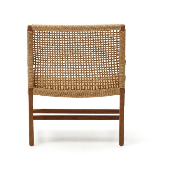 Drvena vrtna stolica u prirodnoj boji Sabolla - Kave Home-image-4