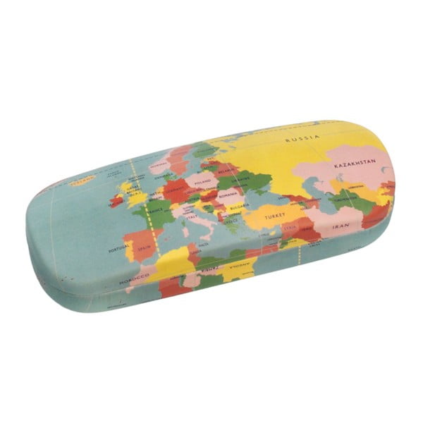Futrola za naočale s krpicom Rex London World Map-image-3